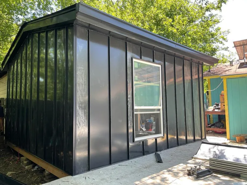 Black standing seam metal wall panels for Metal Roof Installation in Copperas Cove